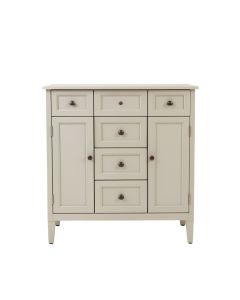Damask™ 60 '' Vanity Base Only With Furniture Legs , 2 Doors And 3 Drawers