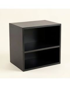 Cliff Arc Low Toy Storage Unit - Black (synthetic illustration; no displayed measurements)