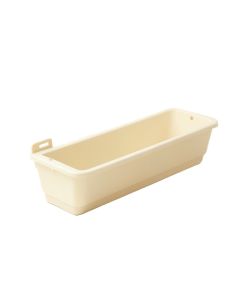 Hill Bridge Empty Railing Planter With Integral Brackets - Ivory (synthetic illustration; no displayed measurements)