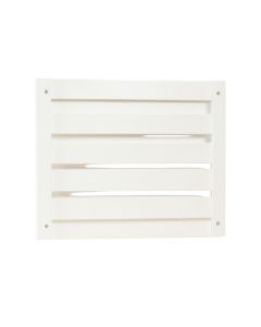 Field Bluff Empty Wall-Mounted Tool Organizer Panel - White