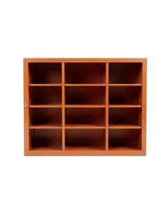 Hill Bluff Empty Mug-Storage Cabinet Insert - Terracotta