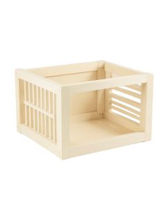 Field Branch Empty Furniture-Style Pet Crate - Cream
