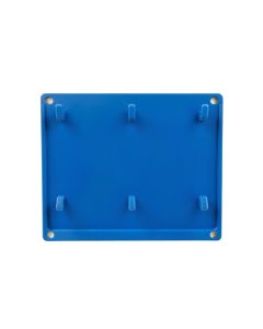 Cedar Branch Empty Wall-Mounted Tool Organizer Panel - Blue