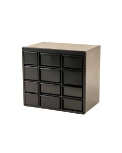 Olive Dale Small-Parts Storage Drawer Cabinet - Black