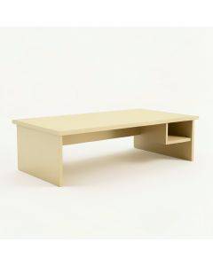Wren Field Desktop Monitor Riser - Beige (synthetic illustration; no displayed measurements)