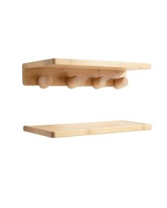 River Brook Wall-Mounted Entryway Organizer Shelf - Beige (synthetic illustration; no displayed measurements)