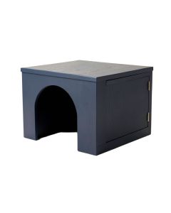 Clay Bluff Empty Furniture-Style Litter Enclosure - Navy (synthetic illustration; no displayed measurements)