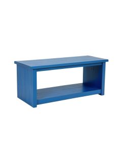 Holly Crossing Narrow Outdoor Storage Bench - Blue