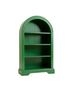 Juniper Bend Freestanding Bookcase - Green (synthetic illustration; no displayed measurements)