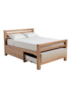Mickel Modern And Contemporary Fabric Twin Daybed With Trundle (synthetic illustration; no displayed measurements)