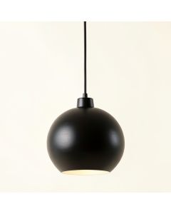 Oak Brook Pendant Light Suspended From One Plain Cable - Black (synthetic illustration; no displayed measurements)