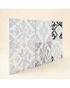 Corola 8 '' X 9 '' Porcelain Patterned Wall & Floor Tile (synthetic illustration; no displayed measurements)