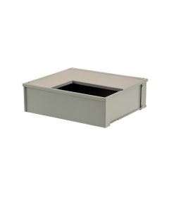Linden Bend Under-Desk Drawer Unit - Gray (synthetic illustration; no displayed measurements)