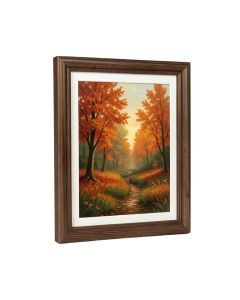 Autumns Morning Light By D. Burt - Picture Frame Painting Print On Paper