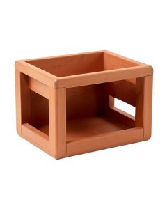Dune Branch Empty Furniture-Style Pet Crate - Terracotta