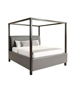 Atac Queen Low Profile Four Poster Bed (synthetic illustration; no displayed measurements)