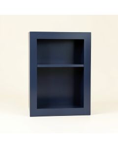 Laurel Edge Freestanding Bookcase - Navy (synthetic illustration; no displayed measurements)