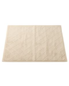 Rowan Arc Bath Mat - Beige (synthetic illustration; no displayed measurements)