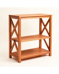 Maple Bluff Empty Seed-Starting Shelving Unit Without Lights - Terracotta (synthetic illustration; no displayed measurements)