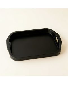 Hazel Crossing Serving Tray - Black (synthetic illustration; no displayed measurements)