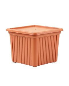 Hazel Brook Closed Outdoor Storage Box - Terracotta (synthetic illustration; no displayed measurements)
