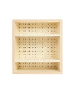 Ridge Bend Empty Wall-Mounted Tool Organizer Panel - Cream