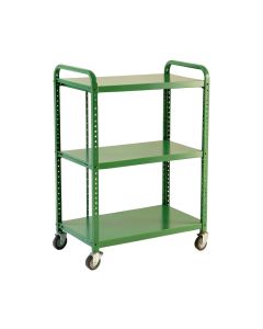 Maple Canyon Empty Rolling Workshop Cart - Green (synthetic illustration; no displayed measurements)