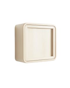 Brook Bridge Wall-Mounted Entry Cabinet - Ivory