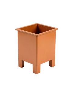 Cedar Branch Empty Raised Planter - Terracotta