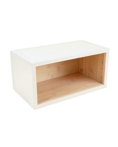 Bay Crossing Shoe Storage Bench - White (synthetic illustration; no displayed measurements)