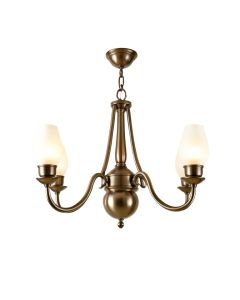 Meinhardt 3-Light Shaded Classic / Traditional Chandelier (synthetic illustration; no displayed measurements)