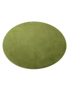 Linden Branch Round Area Rug - Green (synthetic illustration; no displayed measurements)