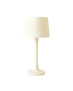Meadow Brook Floor Lamp With A Plain Fabric Shade - Ivory (synthetic illustration; no displayed measurements)