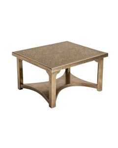 Vega Metal Etched Coffee Table (synthetic illustration; no displayed measurements)