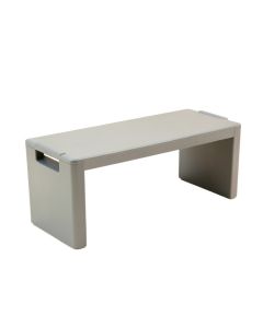 Juniper Branch Narrow Outdoor Storage Bench - Gray