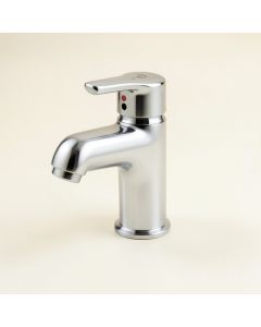 Waterfall Chrome-Plated Single Hole Bathroom Faucet Bathroom Faucet (synthetic illustration; no displayed measurements)