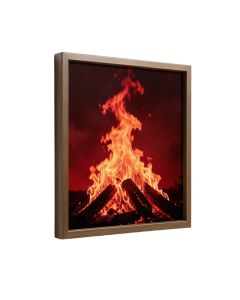 Sky On Fire By Michael Blanchette - Framed Photographic Print On Canvas