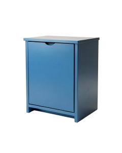 Oak Branch Freestanding Pull-Out Hamper Cabinet - Blue (synthetic illustration; no displayed measurements)