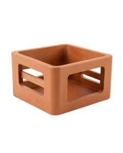 Vale Canyon Empty Furniture-Style Pet Crate - Terracotta