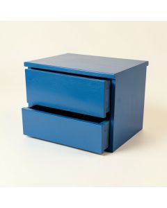 Laurel Crest Small-Parts Storage Drawer Cabinet - Blue (synthetic illustration; no displayed measurements)