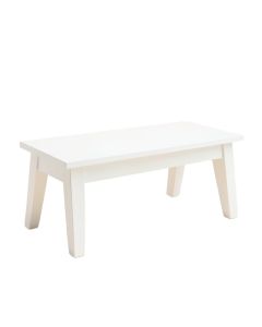 Vale Crossing Indoor Bench - White (synthetic illustration; no displayed measurements)