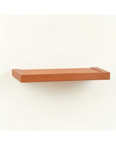 Reed Bend Wall-Mounted Shelf - Terracotta (synthetic illustration; no displayed measurements)