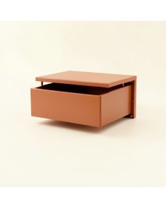 Linden Crest Under-Desk Drawer Unit - Terracotta (synthetic illustration; no displayed measurements)