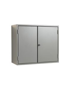 Birch Crest Wall-Mounted Entry Cabinet - Gray (synthetic illustration; no displayed measurements)
