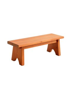 River Dell Indoor Bench - Terracotta (synthetic illustration; no displayed measurements)