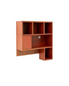 Birch Arc Wall-Mounted Entryway Organizer Shelf