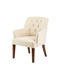 Loiselle Tufted Upholstered Parsons Chair In Ivory (synthetic illustration; no displayed measurements)