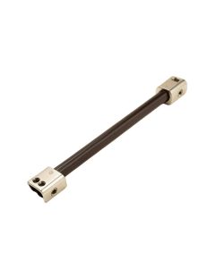 Fleurette Square Single Curtain Rod