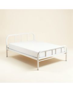 Simbula Metal Platform Bed (synthetic illustration; no displayed measurements)
