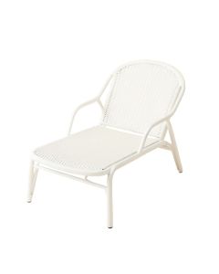 Cedar Bluff Outdoor Lounge Chair - White (synthetic illustration; no displayed measurements)
